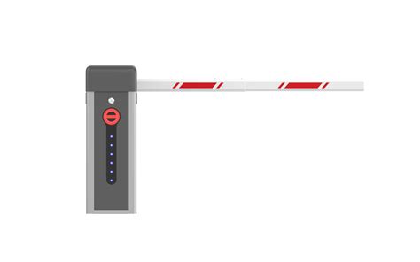 Boom Barrier Gate System High Speed Drop Arm Barrier Gate With Fence