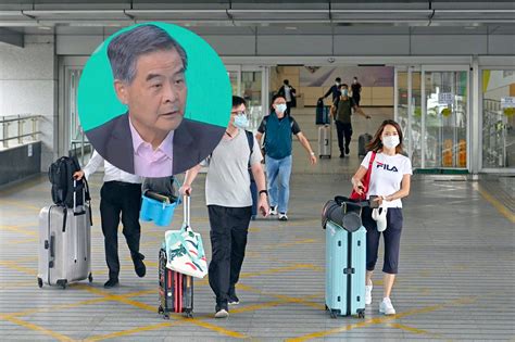 梁振英質問叫停廣東回港易「咩事？」 指香港和內地通關無望 星島日報