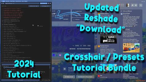 Fivem Updated Reshade Tutorial 2024 Crosshair Presets Guide Youtube