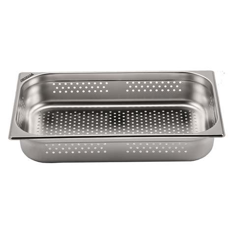 Ripley FUENTE BANDEJA PERFORADA 1 1 ACERO INOX X6 GASTRONORM EU 53 X