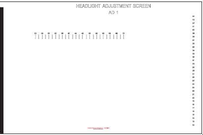 HEADLIGHT AIMING WALL CHART | NC AUTO