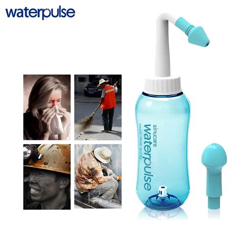 Waterpulse 500ml Capacity Nasal Rinse Cleaner Portable Nasal Wash