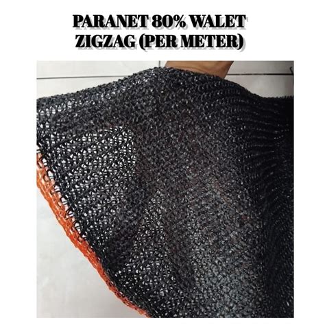 jual paranet  zig zag   meter shading net jaring atap tanaman