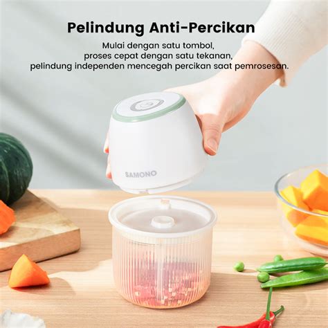 Jual Samono Mini Chopper Blender Portable Gilingan Mini Bumbu Dan