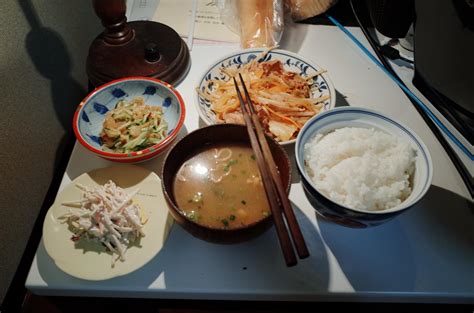 Miso Soup And Three Dishes Are Called Ichiju Sansai In Japan Foodporn