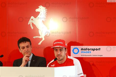 Fernando Alonso Esp Ferrari Signs The Ferrari F Alonso Edition