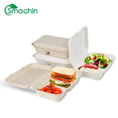 Smachin 25 50 Adet Compostable Yemek Kab Tek Kullan Ml K Yemek Kab 2 B