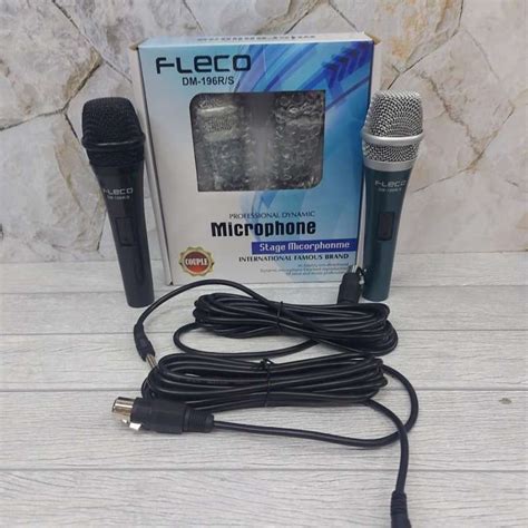 Jual Microphone Kabel Fleco Dm Rs Original Mic Karaoke Fleco