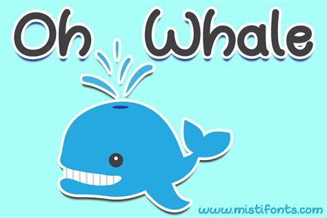 Oh Whale Font · 1001 Fonts