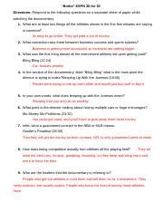 Espn 30 For 30 Broke Questions Answers