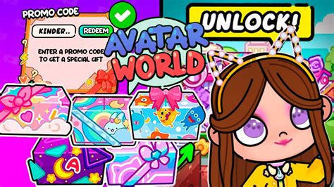 ALL NEW PROMO CODES UPDATE AVATAR WORLD YouTube