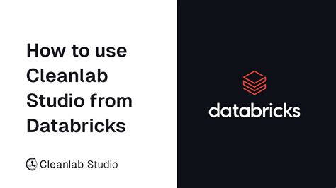 How to use Cleanlab Studio from Databricks - YouTube