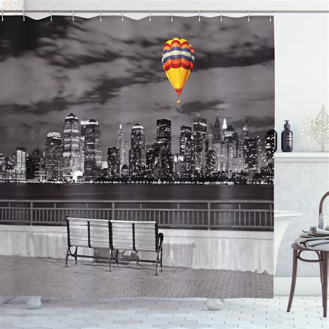 New York Cityscape Shower Curtain Transform Your Bath With Urban