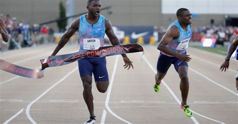 Gatlin tracks down young sprinters to claim 100m U.S. title