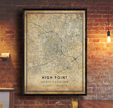 map of high point north carolina