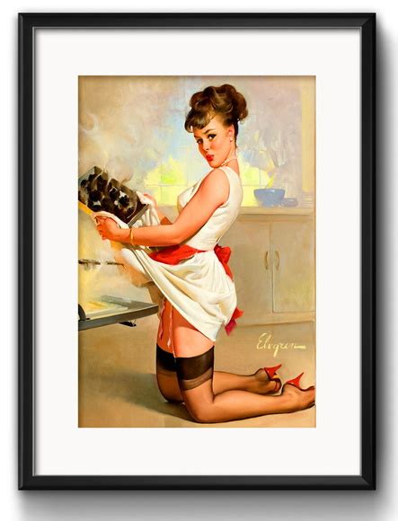 Quadro Pin Up Cook Cozinha Paspatur Elo7 Produtos Especiais