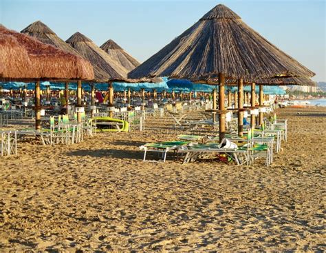 Summer Pescara beach italy stock photo. Image of gondola - 103980088