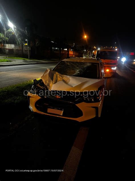 Pedestre morre após ser atropelado por automóvel na rodovia Padre