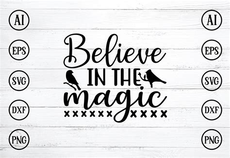 Believe In The Magic Svg Design By Bdb Graphics Thehungryjpeg