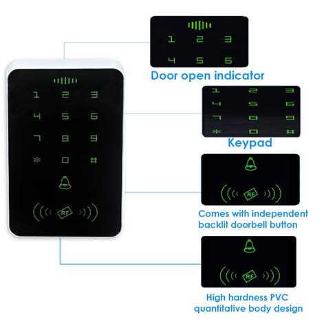 Khz Rfid Proximity Card Digital Keypad Access Control System Door