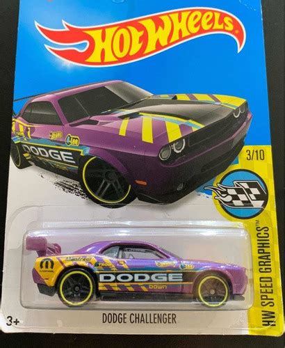 Hot Wheels Dodge Challenger Morado Oliwagens Meses Sin Intereses