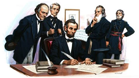 Abraham Lincoln signs the Emancipation Proclamation | January 1, 1863 ...