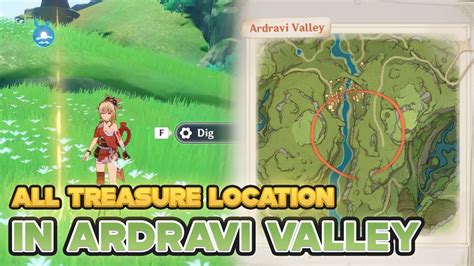 Lost Riches Day Ardravi Valley All Treasure Location Genshin