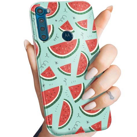 ETUI DO MOTOROLA ONE FUSION PLUS WZORY OWOCE ARBUZ ANANAS CYTRYNY