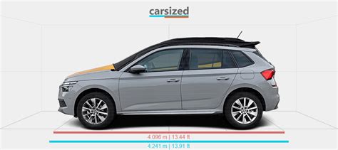 Dimensions Skoda Kamiq 2019 2024 Vs Ford Ecosport 2017 Present