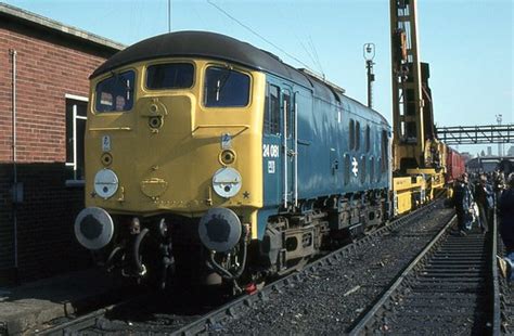 Br Class 24 24081 Crewe Works Br S Last Operational Class Flickr