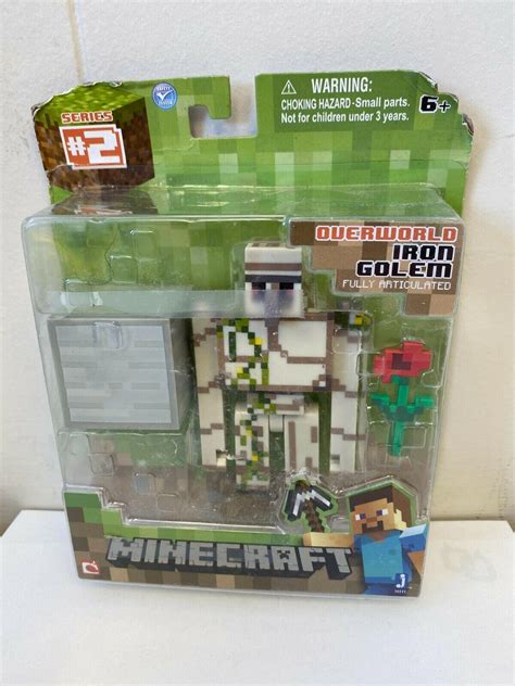 Minecraft Overworld Iron Golem Series Action Figure New Free