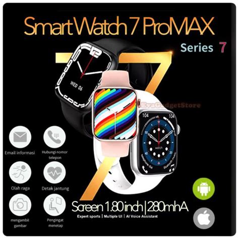 Jual Iwo Pro Max Mm Inch Series Smartwatch Shopee Indonesia