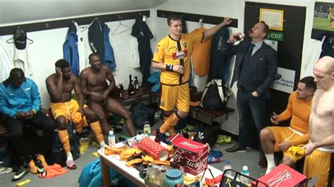 Pro English Footballers Filmed Naked In The Locker Room After Match