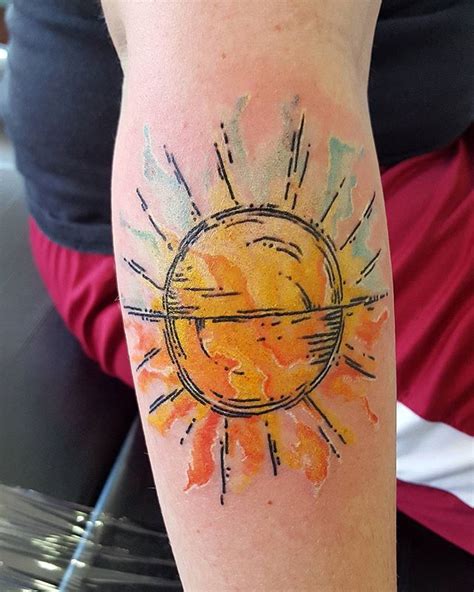 Sun Tattoo Half - Wiki Tattoo