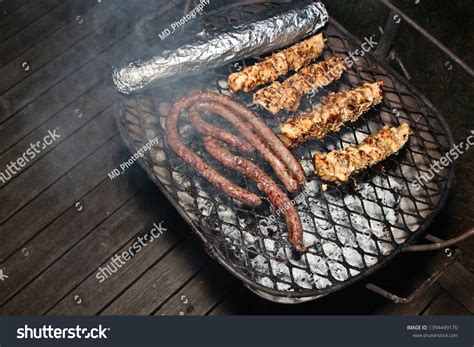 A Traditional South African Braai Bbq Royalty Free Stock Photo