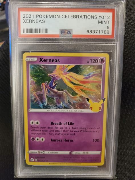 Pokémon TCG Xerneas Celebrations 012 025 Holo CGC 9 PSA 9 eBay