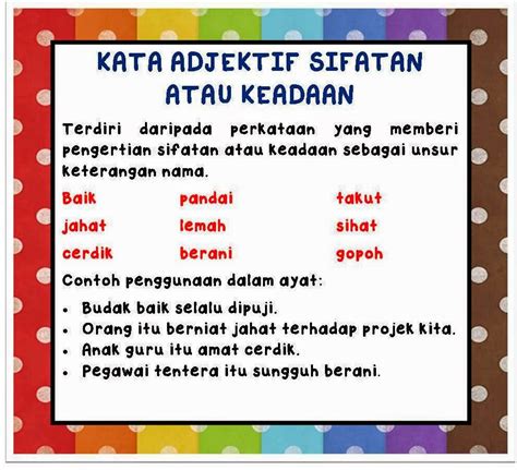 Mengenali Adjective Kata Sifat Dan Adjective Satelite Dalam Kalimat