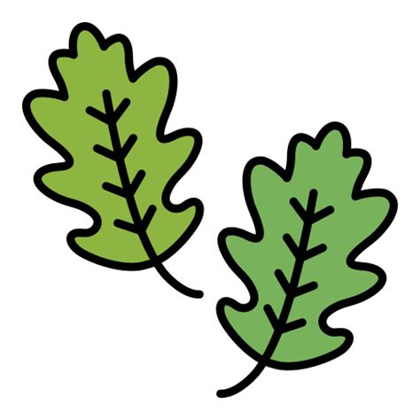 Oak leaf Generic color lineal-color icon