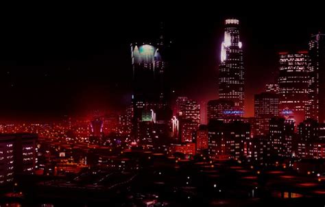 Download wallpaper city, game, night, Grand Theft Auto V, GTA V, GTA 5, section games in ...