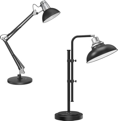 Lepower Metal Desk Lamps Adjustable Table Lamps With On Off Switch