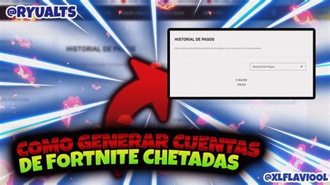 Como Generar Cuentas De Fortnite Chetadas Pavos Gratis Nuevo