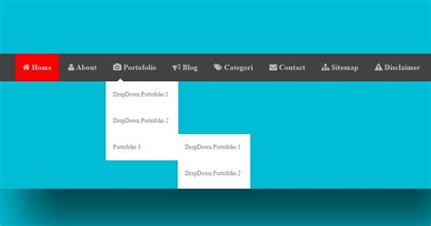 Cara Mudah Membuat Menu Navigasi Multilevel Responsive Di Blog Rizki