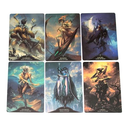 Angelarium wyrocznia emanacji pełna angielska 33 kart talia Tarot