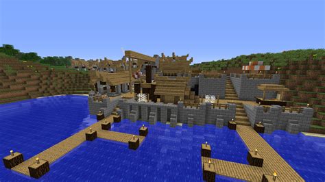 Minecraft Medieval Dock Walls