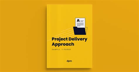 Project Delivery Approach 1 Pager The Digital Project Manager