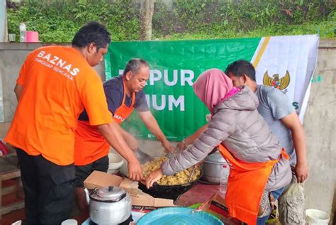 Baznas Dirikan Dapur Umum Dan Dapur Air Untuk Korban Gempa Cianjur