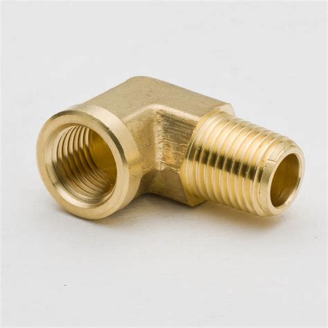 Pcs Brass Pipe Fitting Forged Degree Street Elbow Npt Male To