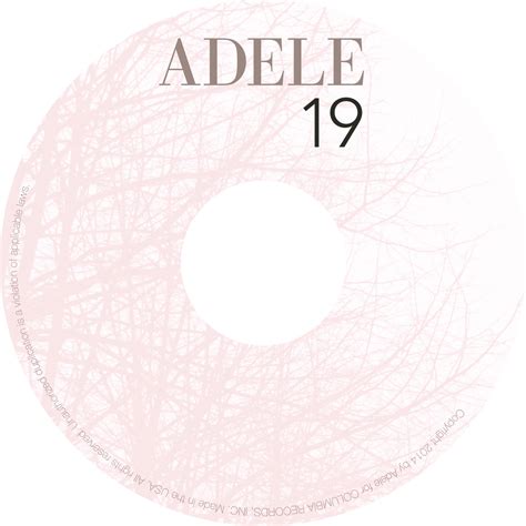 Adele 19 Album Re-Design on Behance