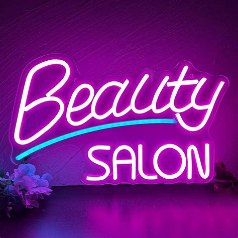 Custom Made Neon Signs Beauty Salon Neon Led Business Sign Aoos