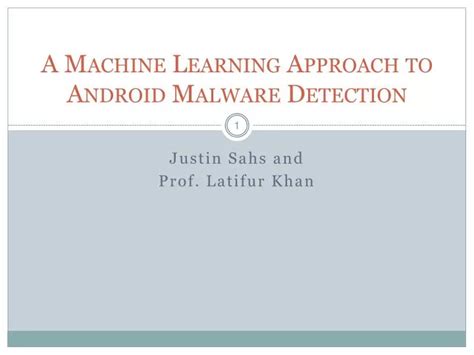 Ppt A Machine Learning Approach To Android Malware Detection Powerpoint Presentation Id3837212